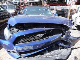 2016 Ford Mustang Blue Convertible 2.3L Turbo AT #F23279